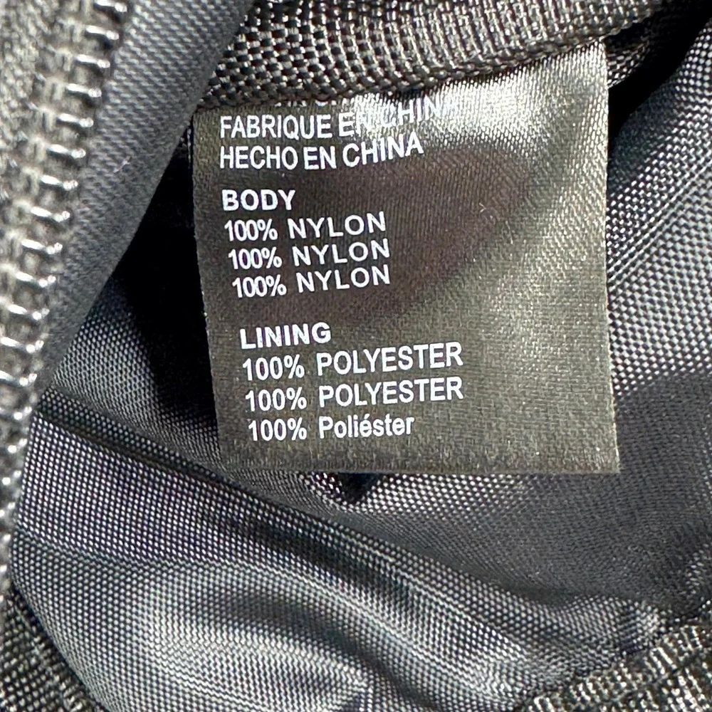 Urban Outfitters UO-76 Crossbody Utility Bag Grey Black Ripstop Nylon Techwear‎